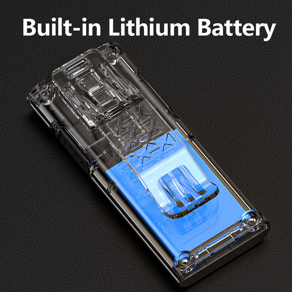 LED EDC Flashlight USB Rechargeable Emergency Camping Light Waterproof Super Bright Flashlight for Outdoor Running Hiking