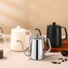 Coffee Hand Brewing Pot 350/600ML Long Gooseneck Coffee Pot Stainless Steel Pour Over Kettle Camping Portable Water Pot