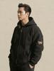 Mmc Waffle Fleece Zip-Up Hoodie [Black]