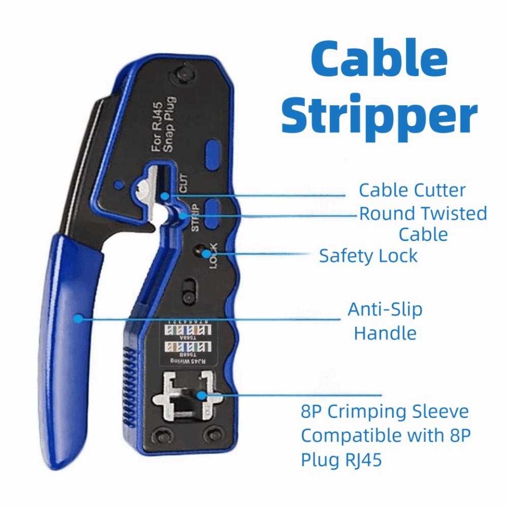 Stripping Function Network Crimping Tool Wire Cutting Ethernet Crimping Tool  Wire Connecting Tools
