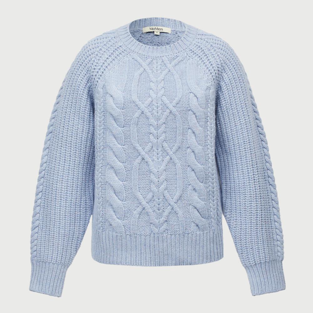 MOMEN Alpaca Wool Cable Knit_Xmtbl3Wb11152