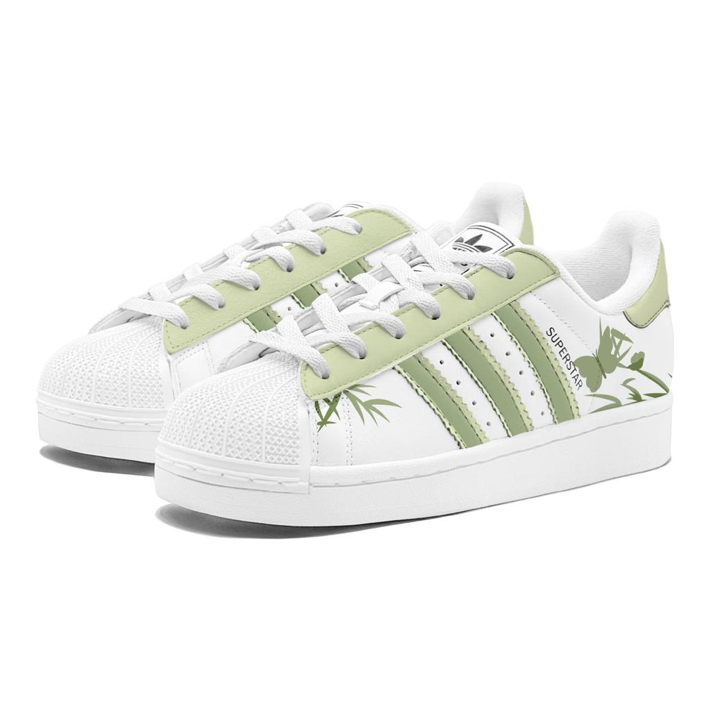 adidas Originals Superstar 2 Skateboard Shoes Women's Low Top White JH9976(TeamS3-S-BOX)