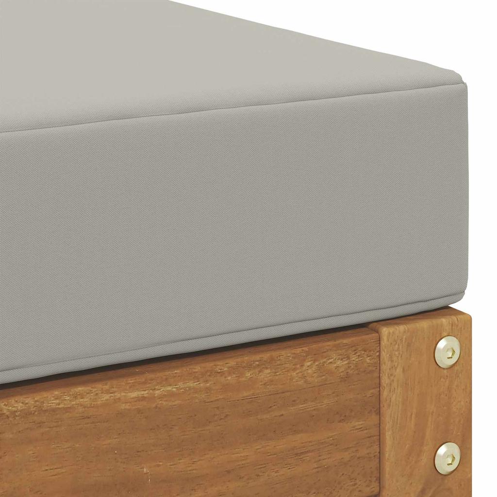 Outdoor Footstool Natural