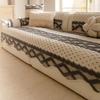 Irregular Advanced Style Sofa Cover Straight Row Living Room Sofa Cushion Cover Anti Slip And Durable Autumn And Winter Styles Pad