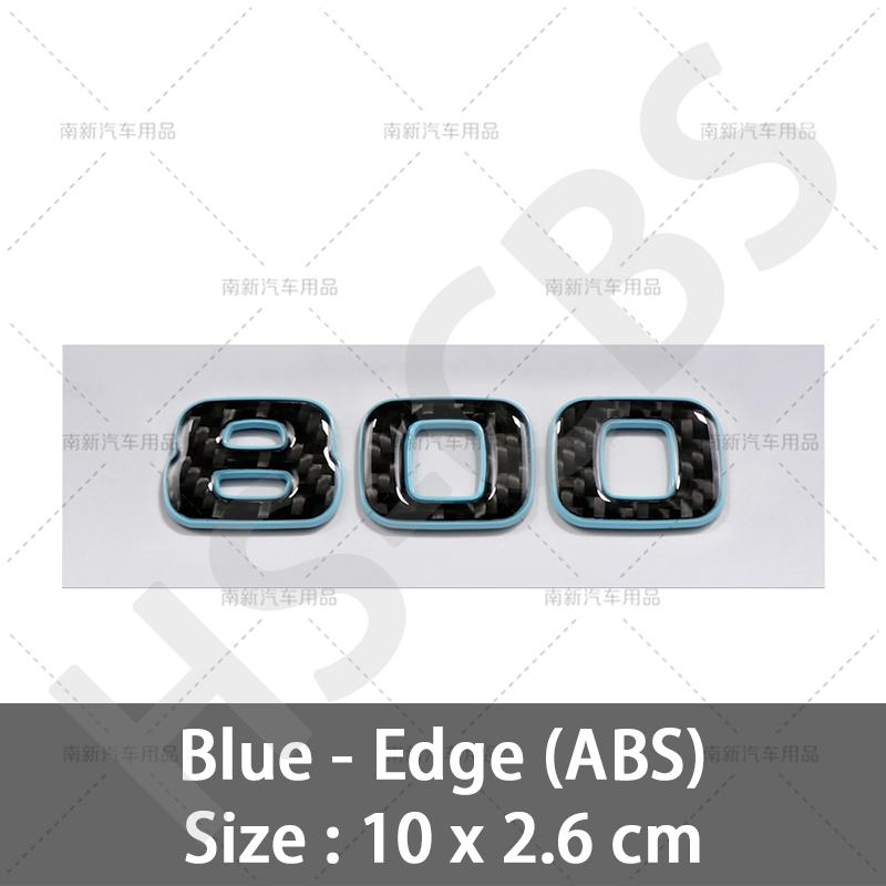Carbon Fiber Car Stickers 700 800 900 Car Rear Trunk Emblem Badge Car Styling For Brabus Tailgate Decal Sticker Accessories