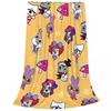 La Coperta Cartoon A-Amazing D-Digital C-Circus Pomni Jax Anime Flanella Divertente Calda Coperta Plaid per Tessili per la Casa Decorazione Auto