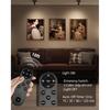 EZVALO Indoor Spotlights, Picture Lights for Wall, Uplights | 5500mAh Rechargeable Battery, with Remote, Mini, Wireless, Magnetic, Timer, 3 Color