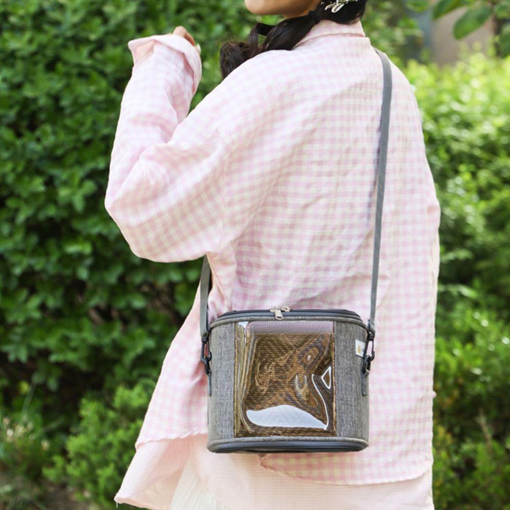 Handheld Hamster Travel Carrier Clear View Guinea Pig Carry Bag Chinchilla Outdoor Cage  Parrot