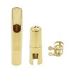 Alto Saxophone Mouthpiece Kits Includes Saxophone Mouthpiece, Brass Cap, and Metal Ligature Clip Sax Saxophone Parts