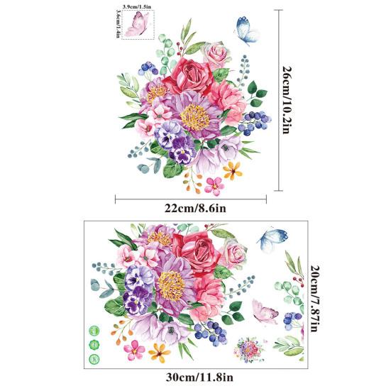 Aufkleber, abnehmbar, selbstklebend, wasserdicht, PVC, für Badezimmer, Wandkunst, Dekoration, Aufkleber, Heimbedarf