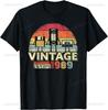 36 Year Old Made in 1989 Floral 36th Birthday Gifts Women TShirt Print Original Design Gifts T Shirts Casual Camisas Streetwear