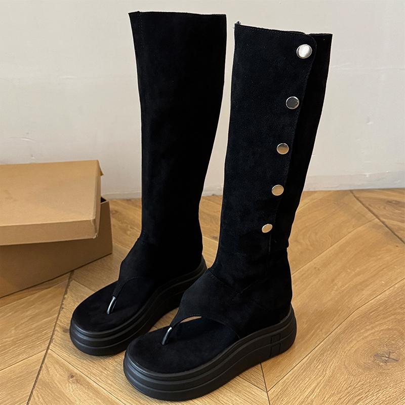 

Flats Platform Women Sandals Designer New Shoes Fashion Summer Woman Cool Boots 2025 Clip Toe Casual Walking Zapatos De Mujer 39 чёрный