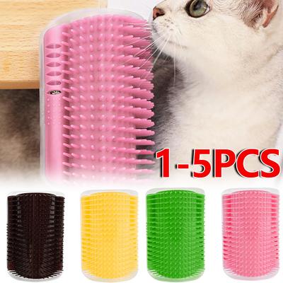 1-5pcs Cat Scratcher Massager for Cats Scratching Pets Brush Remove Hair Comb Grooming Table Kitten Care Royal Canin Accessories