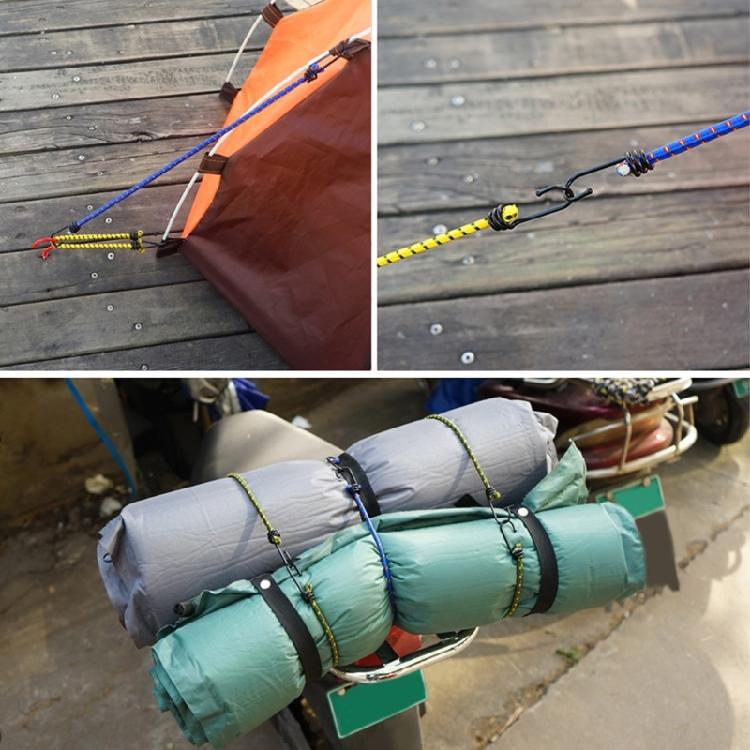 Camping Bungee Cord Elastic Tie Strap String Kayak Cycling Luggage Packing Ropes
