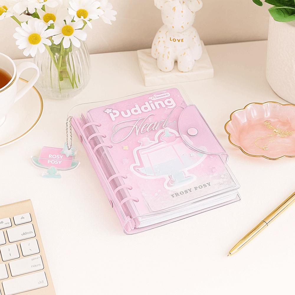 Frosty Series PVC Notebook Portable Loose-leaf Schedule Book Creative Diary Book  Student