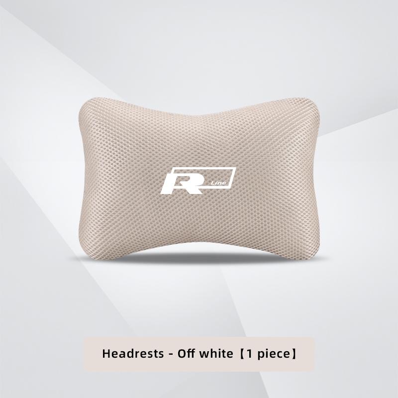 Car Seat Headrest Memory Cotton Core Neck Support Soft Pillow For VW Golf Polo Tiguan Touran Jetta Passat CC T5 GTI Caddy Arteon zf3