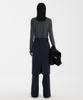 YOUTH Front-Slit Skirt - Navy