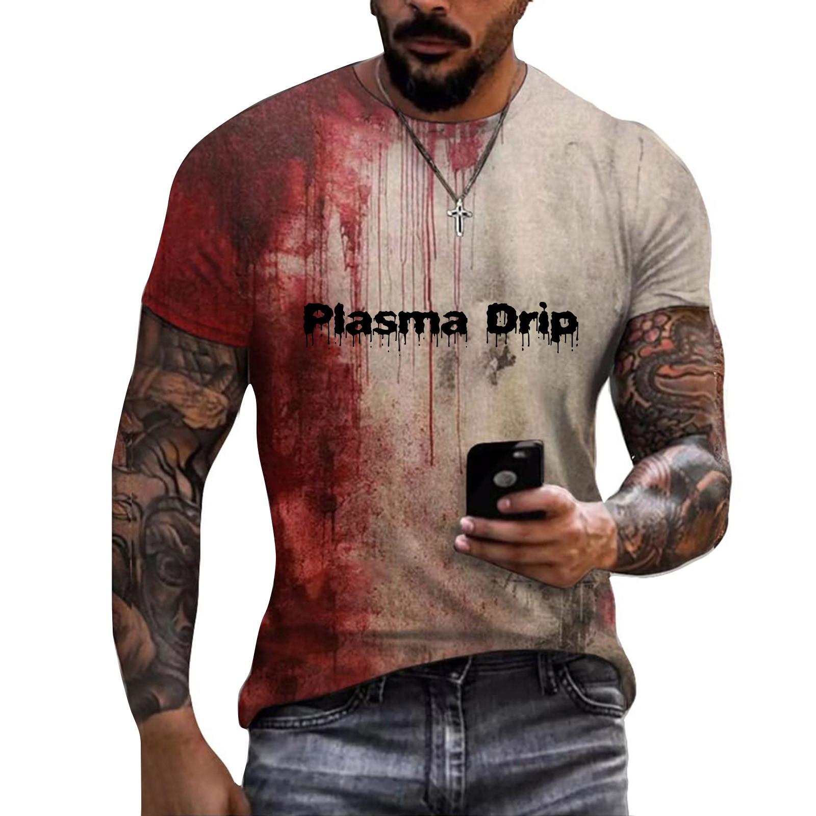 

Літня футболка унісекс із принтом, вільний повсякденний топ з короткими рукавами M