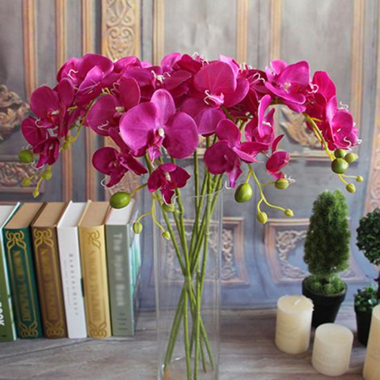 Künstlicher Schmetterlings-Orchideen-Blumenstrauß Phalaenopsis-Hochzeits-Zuhause-Rom-Dekor