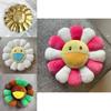 Bright And Colorful 40cm Takashi Murakami Rainbow Flower Pillow Plush For Kids