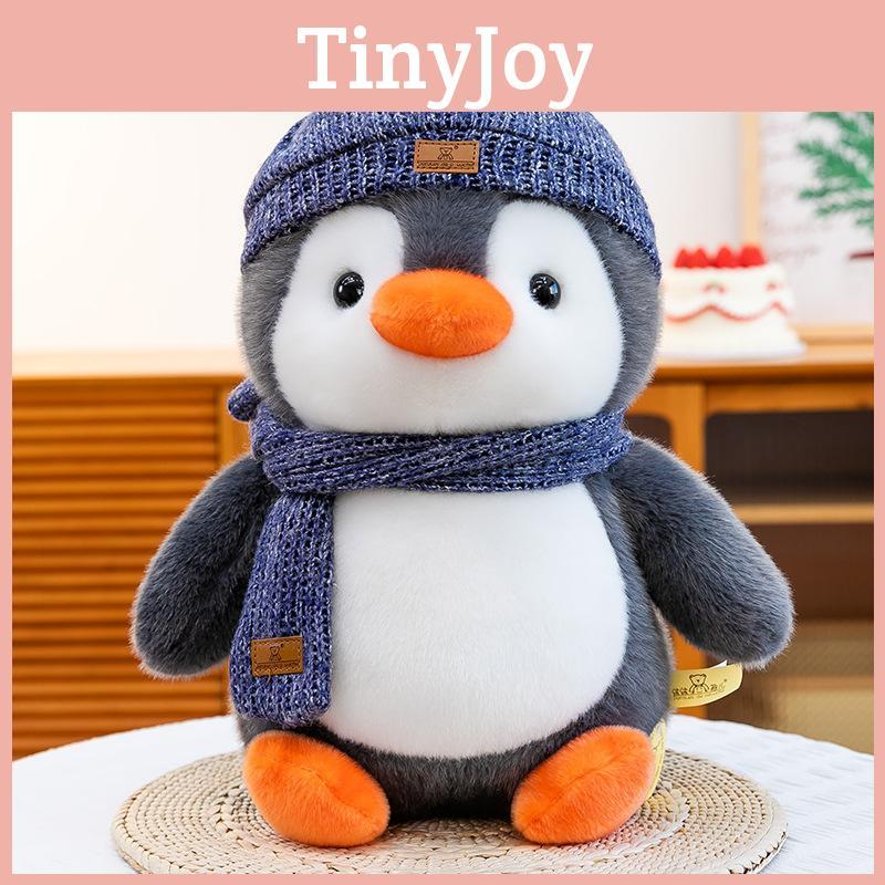 Penguin Plush Toy With Hat And Scarf Ocean Aquarium Gift For Children