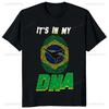 C'est dans mon ADN Capoeira T-shirt Imprimé Foi Brésilienne Mode Décontractée Streetwear Ample Manches Courtes T-shirt Homme Respirant T-shirts Femmes