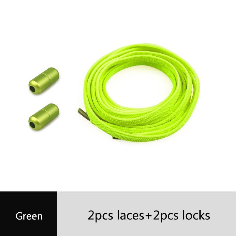 Kids Adult Elastic Popular No Tie Unisex 1Pair Capsule Buckle Shoelace Flat Sneakers Creative New High Quanlity Locking