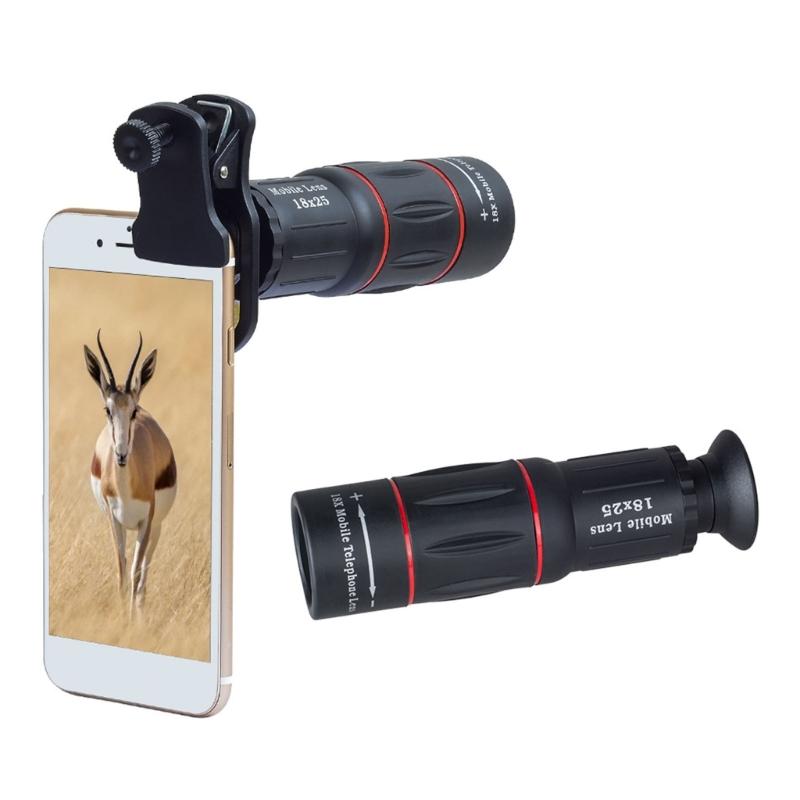 Professional 18X Telephoto Telescopic Zoom Lens Fit for Phone Capture Clear Shots from a Distance with High Powered Lens