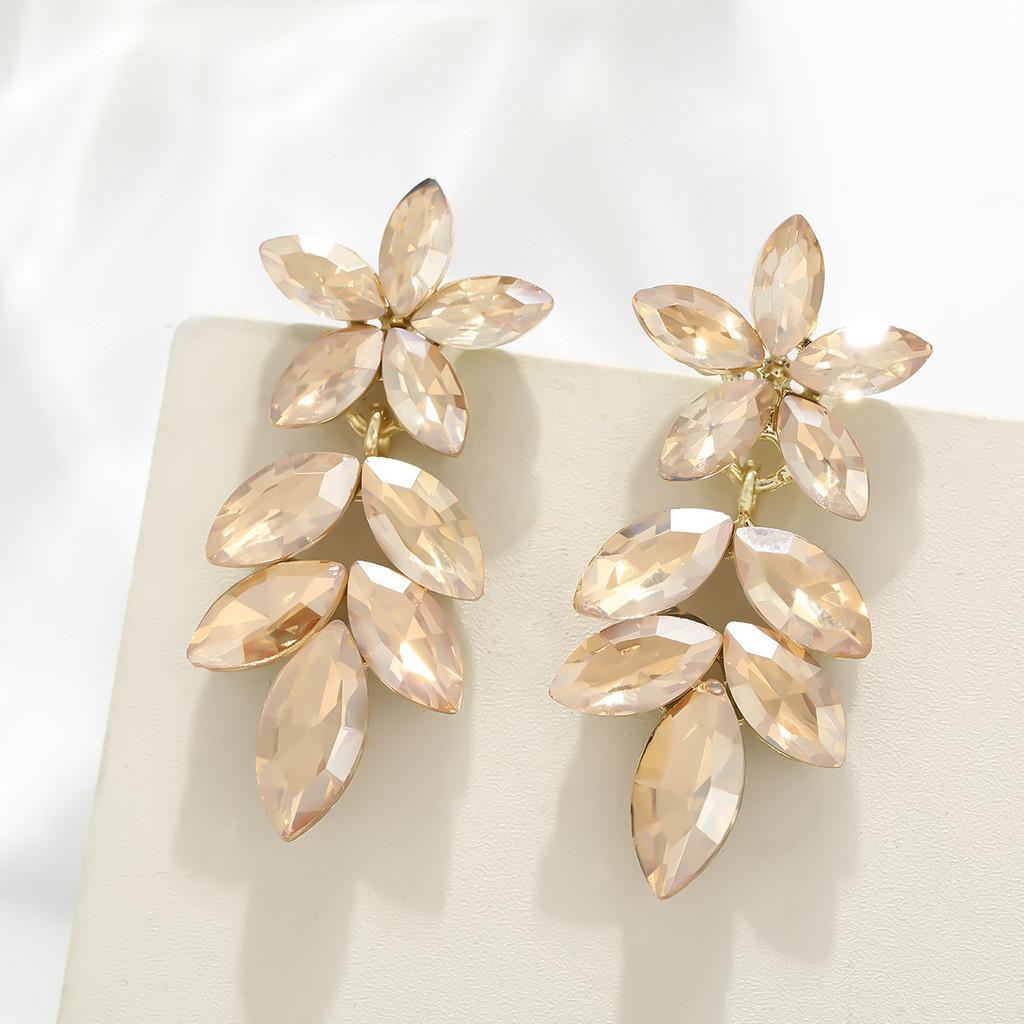 Elegant Alloy Drop Earrings With Irregular Shapes For Birthday And Event Wear