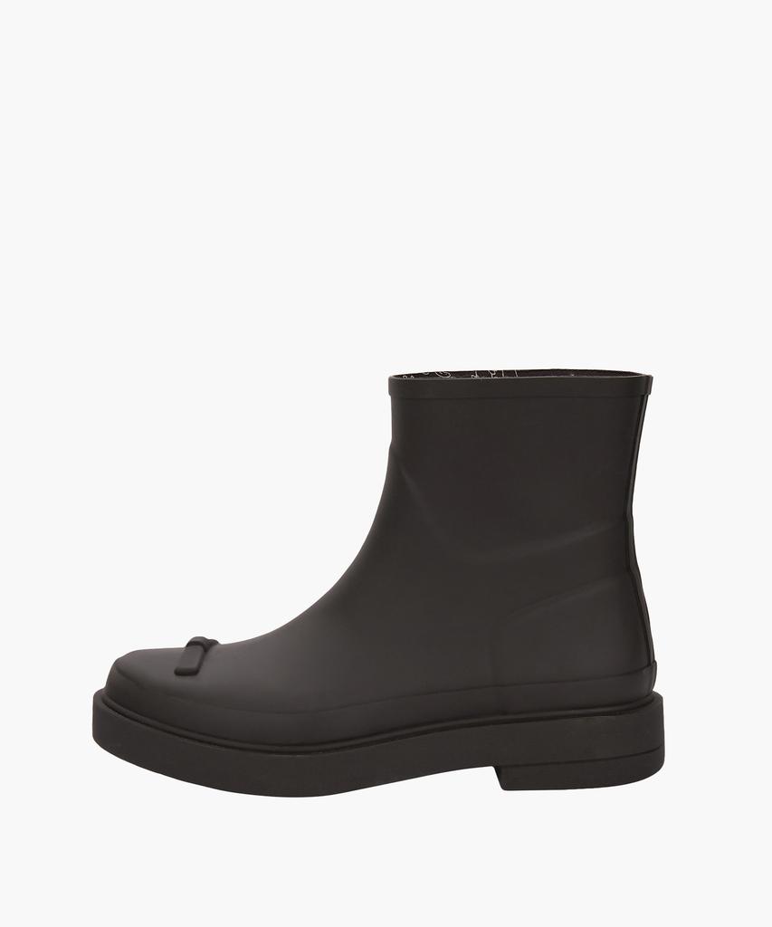 Margesherwood Ribbon Rubber Boots Short_Dark Brown