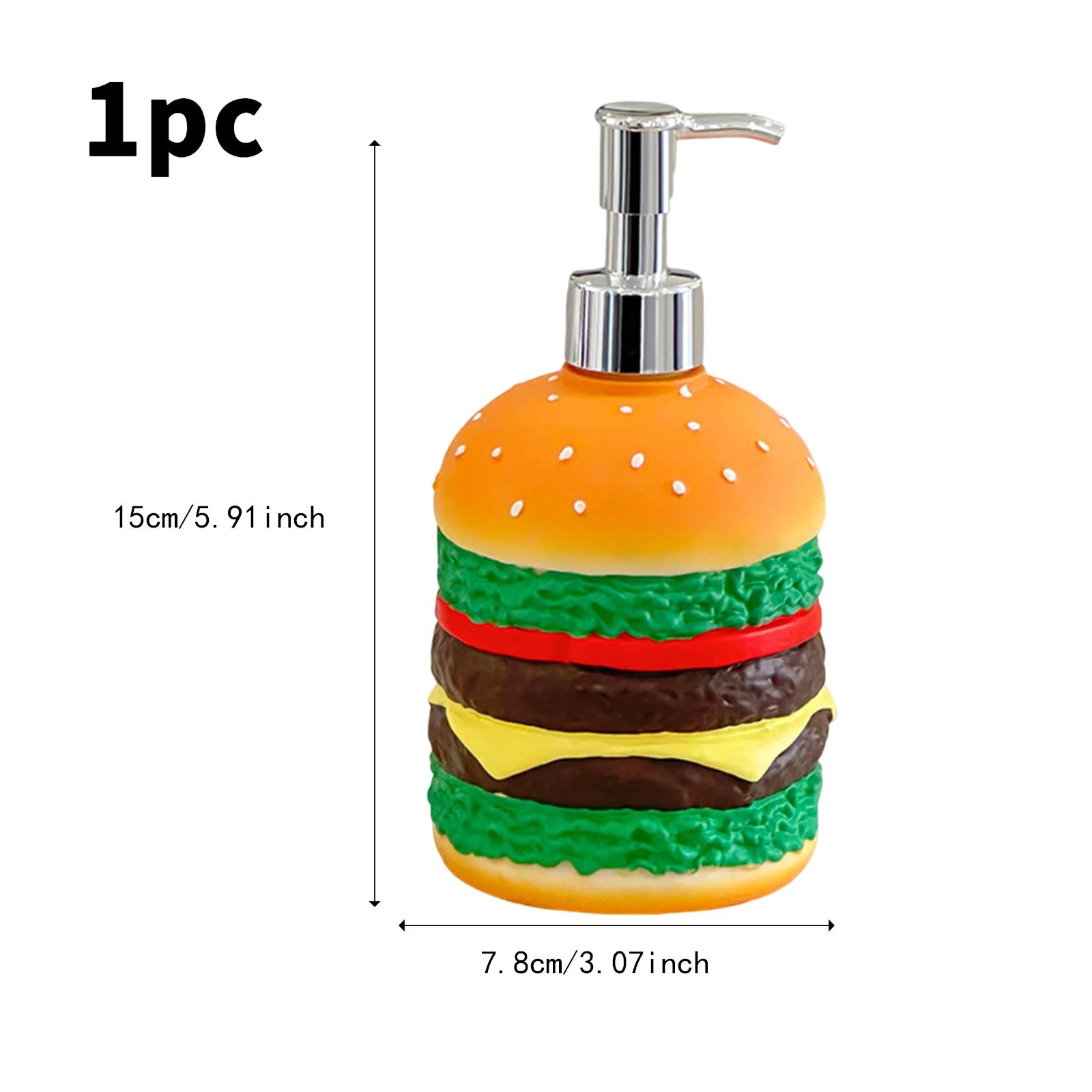 

Bathroom Hamburger Shaped Lotion Bottle Soap Dispenser Shower Gel Bathroom Hand Lotion Bottle Shampoo Bottle Accessories