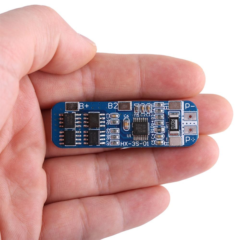 11.1V 12V 12.6V Lithium Battery Protection Board 3 Series Charging Controller  Li-ion Cell Charging