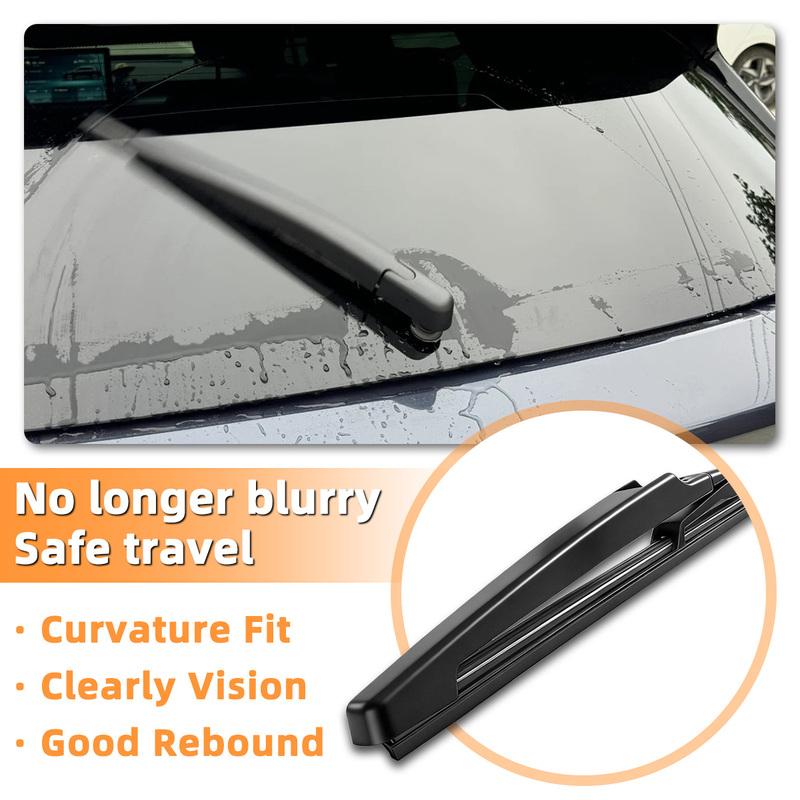 Suitable For MG ZS ZS EV 2017- Car Rear Wiper Blade Natural Rubber Strip Quiet Smooth Wiping Streak Free Durable Auto Parts