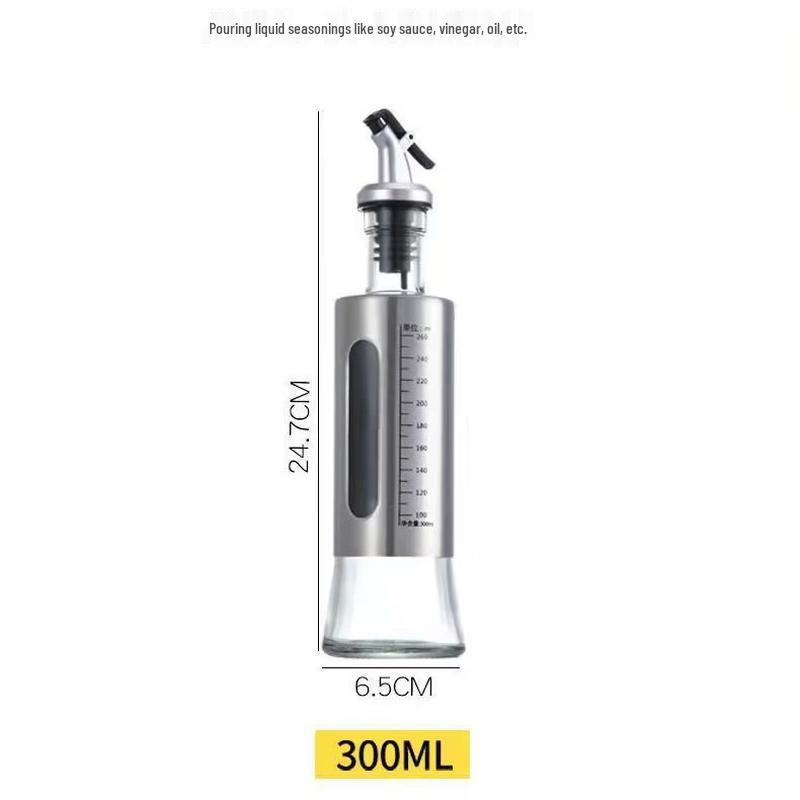 

Stainless Steel Oil & Sauce Dispenser Bottle Set