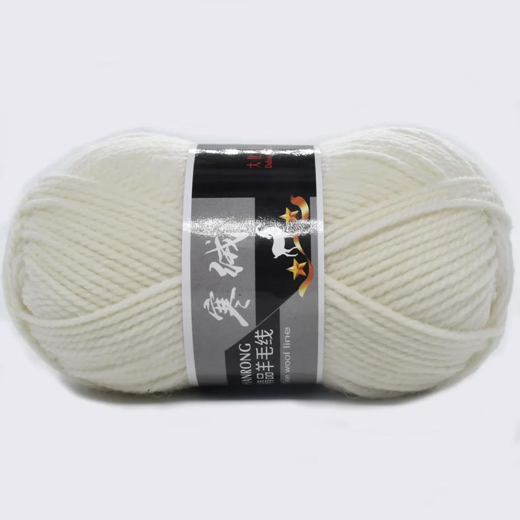 6 stk Supertykt Ullgarn 300g (10.56oz) for Strikking & Hekling Rask DIY Chunky Teppe Sjal Skjerf Ullbukser Tykt Håndverksgarn