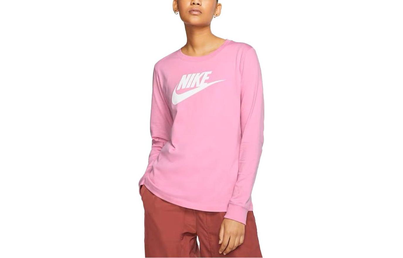 

Nike Drop Shoulder Sleeve T Shirt Women s Pink BV6172-693 M