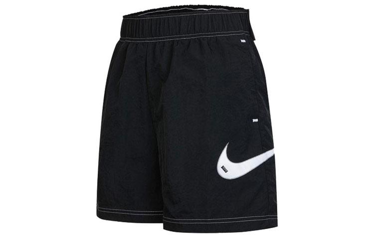 Nike Sportswear Swoosh Women s Woven High-Rise Shorts Black DM6753-010 M
