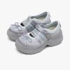 Masoshi lace edge Mary Jane shoes women's 2025 summer new thick-soled heightened silk and satin surface breathable casual shoes