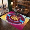 West Ham United Voetbal Print Kristal Fluweel Tapijt, Comfortabel Waterabsorberend Antislip Binnen Vloerkleed