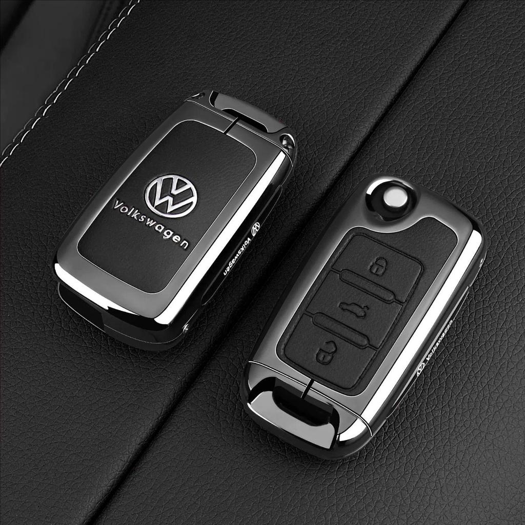 Etui na klucze do Volkswagen Teramont, Bora, Golf, Sagitar, Tayron, Magotan, T-Roc, T-Cross: Torba samochodowa i muszla klamry