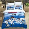 Captain Tsubasa Cartoon Bedding Sets Exquisite Bed Supplies Set Duvet Cover Bed Comforter Set Bedding Set Luxury Birthday Gift