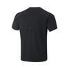 Li-Ning Breathable Solid Color Round Neck Versatile Sports Short Sleeve T-Shirt Men Tops Black ATSU031-1