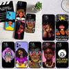 CJ88 Poppin Black Girl Soft Shell Phone Case for Xiaomi Poco C40 C50 C51 C55 C65 C71 C75 F3 F5 F6 F7 M2 M3 Pro Ultra