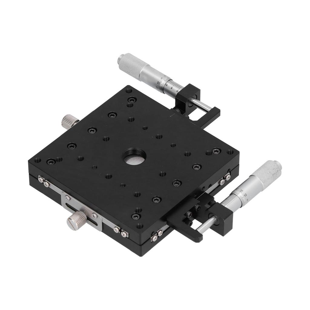 Translation Stage X Y Axes Sliding Table Micrometer Cross Roller Guide 100mmx100mm M2WGA100