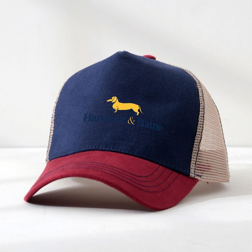 Harmont Blaine Fashion Baseball Cap Men Women Couples Visor Hat Summer Printed Mesh Breathable Trucker hat Casquette Gorras