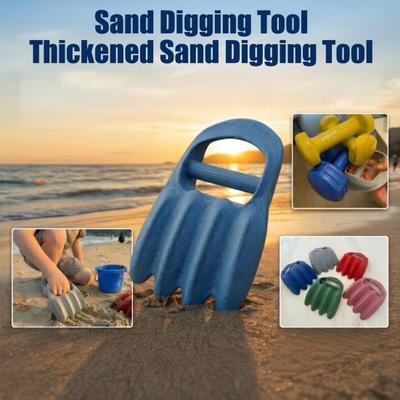 Pinza de Arena Multigancho, Herramienta de Excavación de Playa Impresa en 3D para Niños, Pala de Arena Portátil para Construcción de Castillos, Juguete para Exteriores