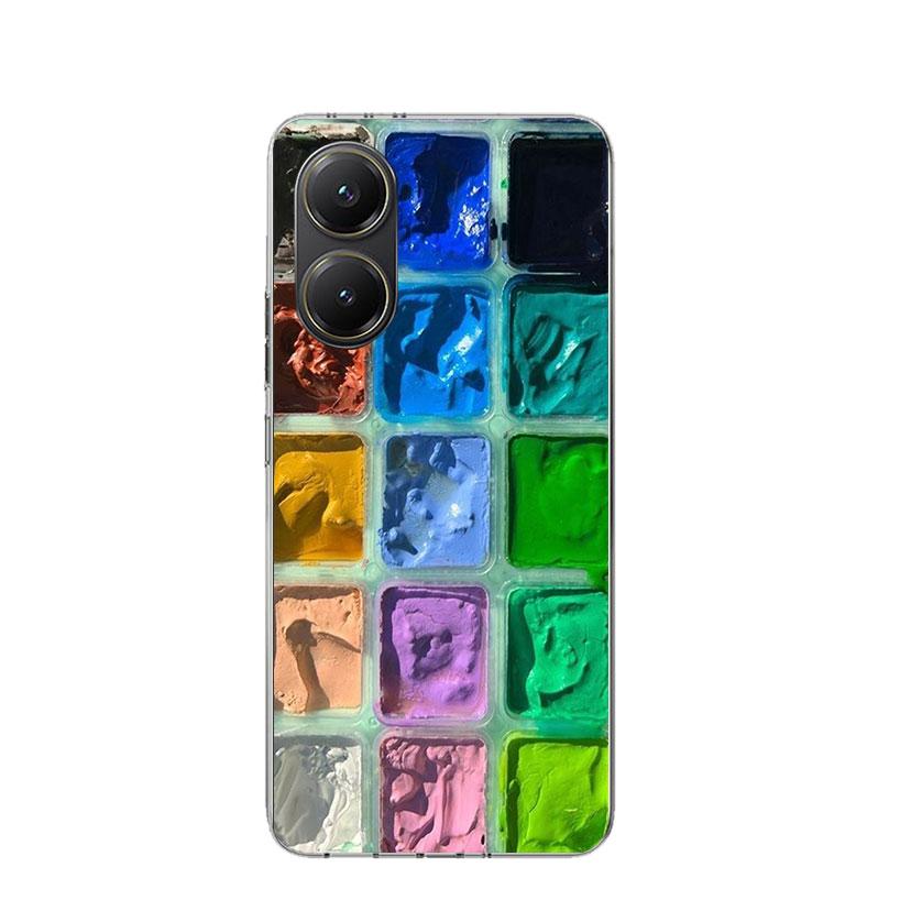 Watercolors Set Paint Palette Painting Box Case Phone Cover for Xiaomi Poco X3 Nfc X5 X6 X7 X4 Gt F7 Ultra F6 F5 Pro F4 F3 M5S M