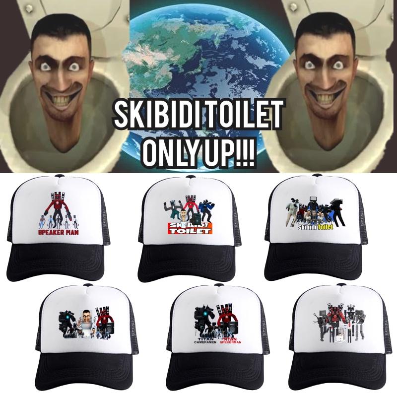 Kid Adult Skibidi Toilet Printing Baseball Caps Adjustable Hip Hop Hats Summer