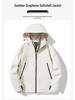 Unisex Graphene Softshell Windbreaker Jacket 2024: Light, Windproof Travel & Hiking Wear for Spring & Autumn.