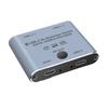 100W Power Delivery USB C Splitter 8K@60Hz Type C Switcher Splitter HD KVM Switch  For 2 Computers